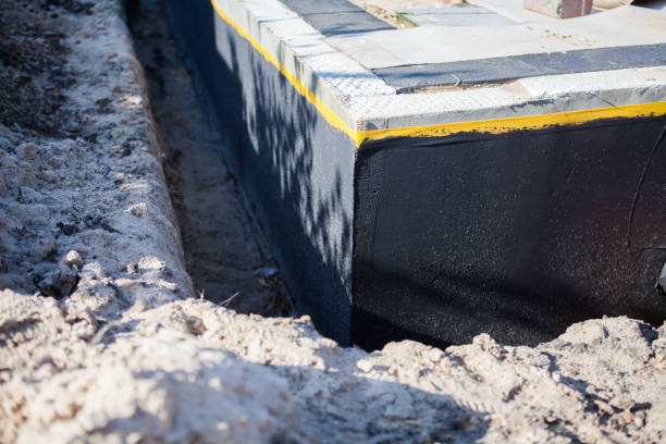 Residential Basement Waterproofing installation at a Fairview, OR home by SJ Waterproofing Pros